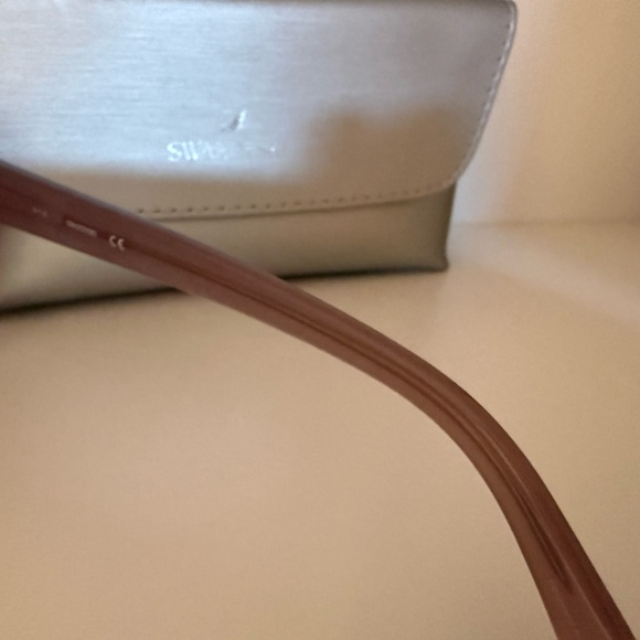 Swarovski Lilac Sunglasses with Crystal Details - Picture 3 of 7